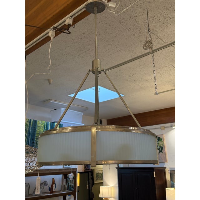 Metal Sonneman Roxy Pendant Light Fixture For Sale - Image 7 of 12