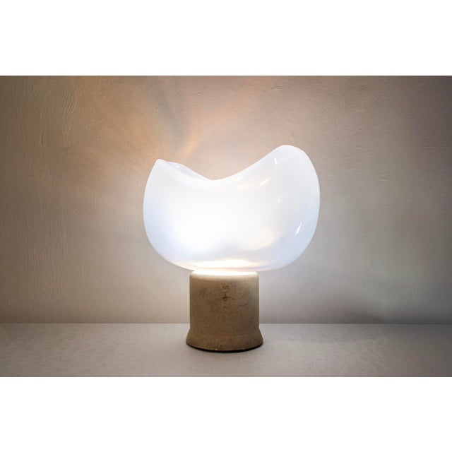 Aghia Table Lamp in Murano Glass by Roberto Pamio and Renato Toso for Leucos, 1970s For Sale - Image 3 of 8