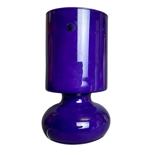 Purple Glass Table Lamp from Ikea, 2000s For Sale