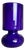 Purple Glass Table Lamp from Ikea, 2000s For Sale