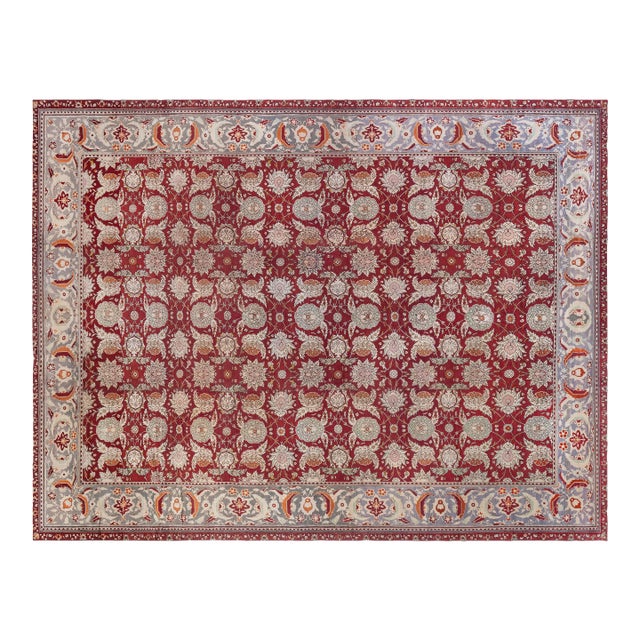 Exquisite 19th-Century Turkish Hereke Rug For Sale