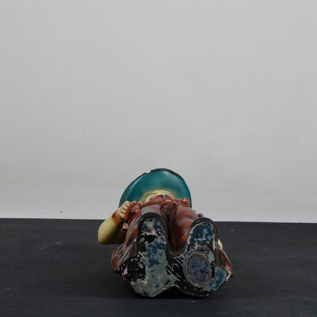 Ilpa, Plaster Sculpture of a Cowboy, 1960, Ceramic For Sale - Image 9 of 11