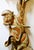 Wood 1920s Polychrome Hand Carved Wood and Iron Monkey Wall Sconces - a Pair For Sale - Image 7 of 17