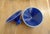 Dessert Bowls in Matte Cobalt Blue Earthenware, 1950s, Set of 6 For Sale - Image 3 of 12
