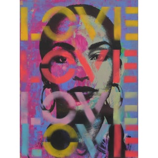 Sade X Lover Painting by Dane Shue For Sale