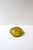 Yellow Italian Murano Art Glass Bowl or Ashtray Golden Yellow For Sale - Image 8 of 9