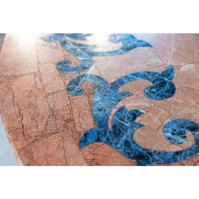 Late 19th Century 19th Century French Center Table Brazilian Marble For Sale - Image 5 of 5