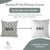Floral Print Water Replicant Cushion Cover 12x20 Inch Cotton Linen- Inderjeet For Sale - Image 6 of 6