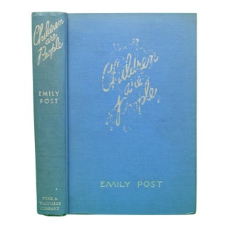 "Children Are People and Ideal Parents Are Comrades" 1944 Post, Emily (Inscribed) For Sale