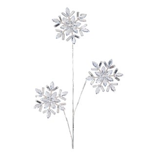 Jewel Snowflakes Spray (Set of 2) For Sale
