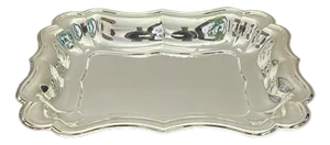 Silver Tray, Italy, 1980s