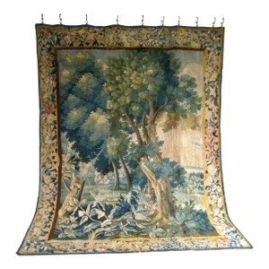 Early 18th Century Flemish Brussels Verdure Tapestry