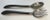 Ebony Antique Ebonized Handles Silver Plate Salad Serving Set. For Sale - Image 8 of 10