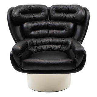 Italian Elda Lounge Chair by Joe Colombo, 1970s For Sale