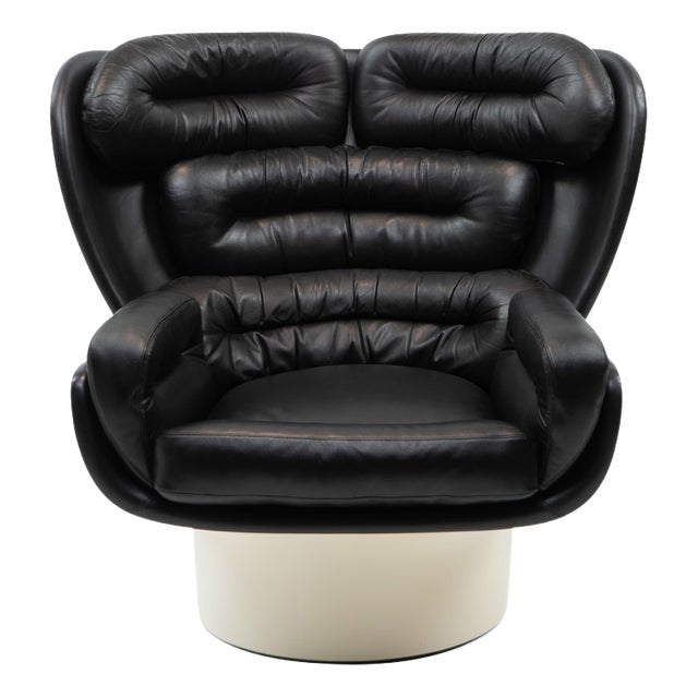 Italian Elda Lounge Chair by Joe Colombo, 1970s For Sale