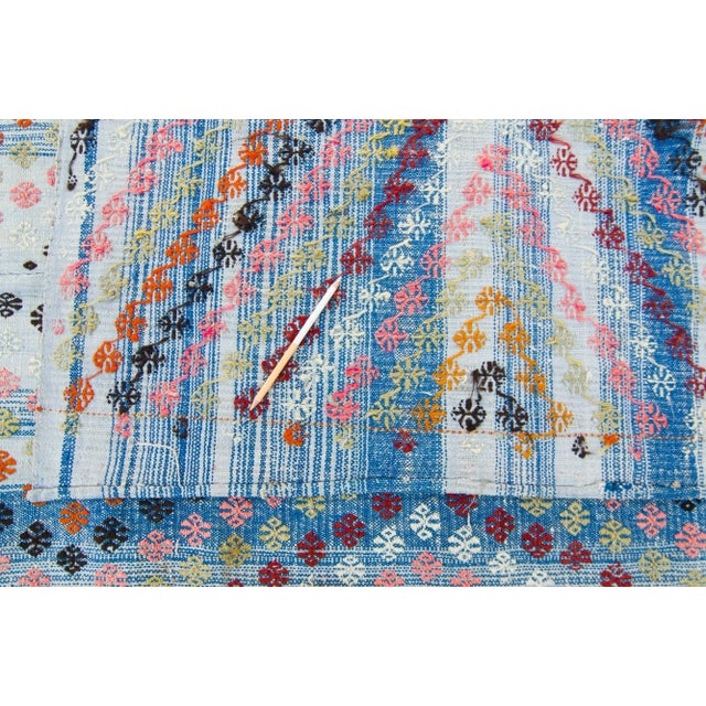 1960s Cecim Handwoven Kilim Rug For Sale - Image 10 of 11