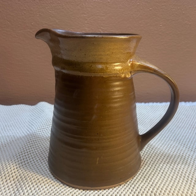 Mid-Century Modern 1968 Pacific Stoneware Inc. Mid-Century Pitcher & Mugs - 3 Pieces For Sale - Image 3 of 12