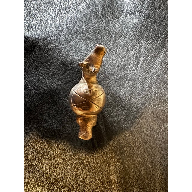 Traditional Pair of Sterling Silver (Marked 925) Peruvian Llama Figurine For Sale - Image 3 of 9