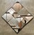 1970's Vintage Diamond Slopes Mirror For Sale - Image 11 of 11