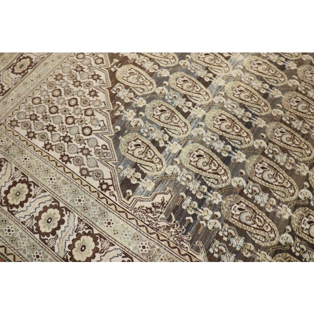 Brown Antique Persian Malayer Rug - 4'2" x 6'3" For Sale - Image 8 of 18