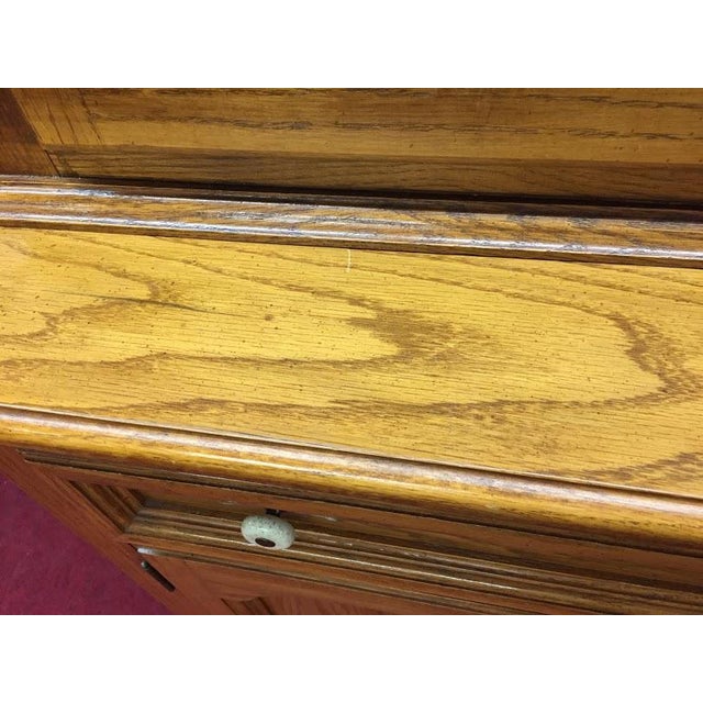 Vintage Thomasville Oak Hutch Chairish