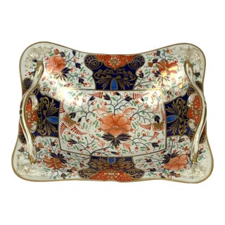 Antique Royal Crown Derby Pedestal Bowl For Sale