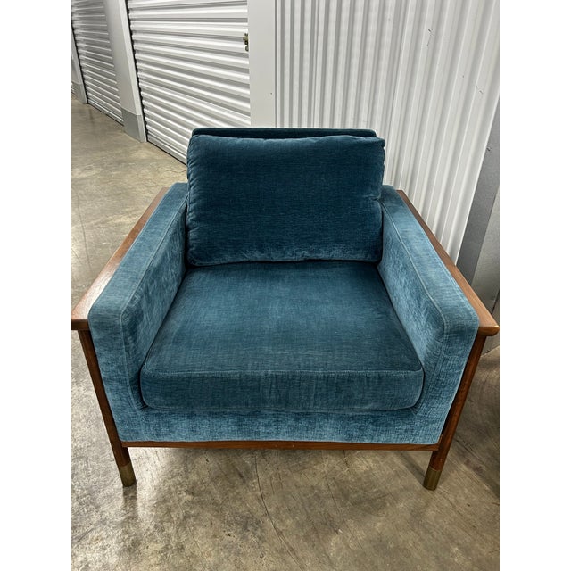 Mid-Century Modern Jason Wu for Interior Design Mid Century Inspired Chairs - A Pair For Sale - Image 3 of 12