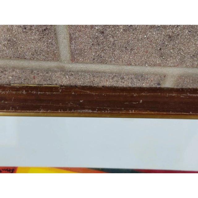 Framed Signed James Akston Mixed Media Painting For Sale In Greensboro - Image 6 of 11