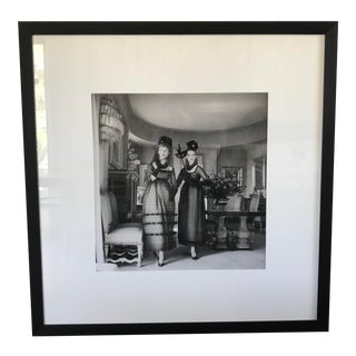 1960s Mark Shaw Dior Ysl Original Fashion Framed Print For Sale