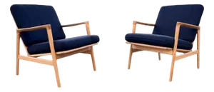 Set of Modern Scandinavian Armchairs 300-139 by Stefan / Jarl