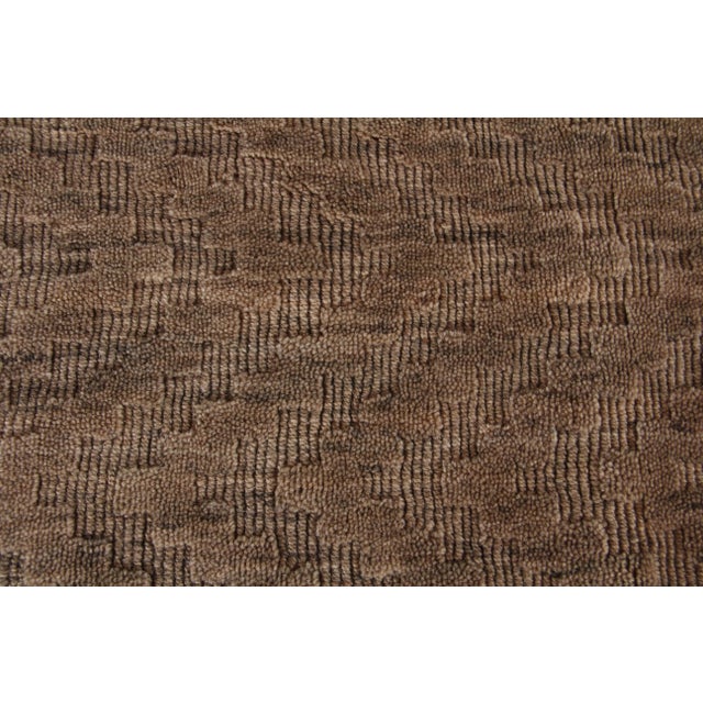 Transitional Exquisite Rugs Sutton Hand loom Wool Flax Rug-10'x14' For Sale - Image 3 of 6