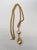 Vintage Signed Monet Book Piece Goldtone Pendant Necklace, 1961 For Sale - Image 10 of 10