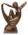 1990s Art Deco Style Nude Flapper Lamp by Crosa for Widdop Bingham & Co LTD For Sale