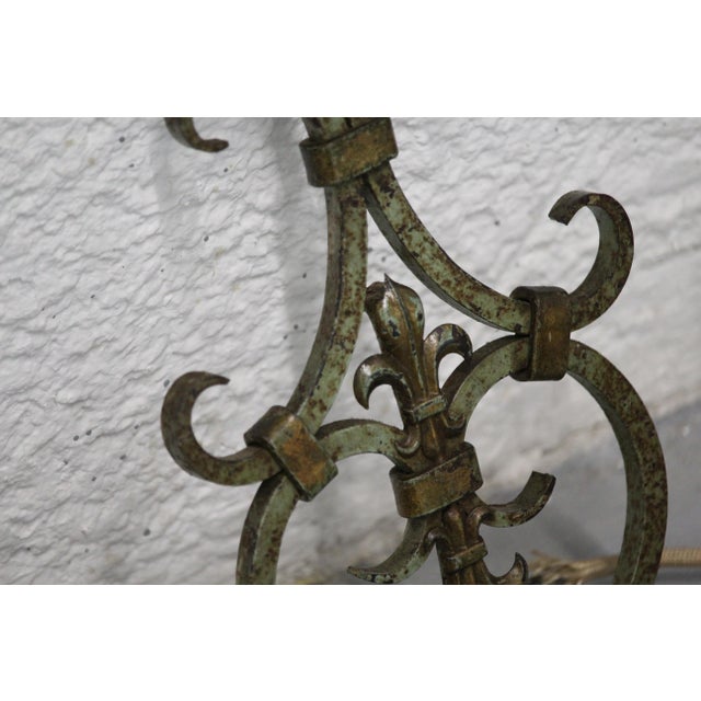 Vintage Royal Lily Decor Wall Lamps, 1950s, Set of 2 For Sale - Image 17 of 18