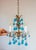 1960s Italian Chandelier in Gilt Metal with Murano Glass Drops, 1960 For Sale - Image 5 of 9
