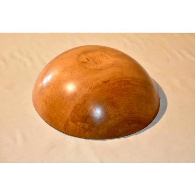 1900 - 1909 Circa 1900 Hand Turned Maple Bowl For Sale - Image 5 of 7