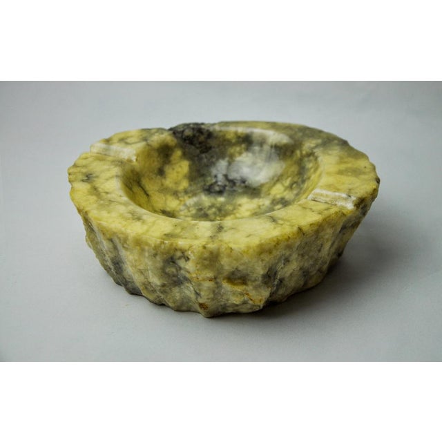 Stone Yellow Alabaster Ashtray attributed to Romano Bianchi, Italy, 1970s For Sale - Image 7 of 7