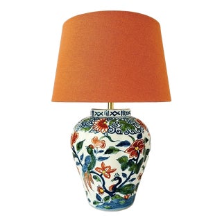 Antique Table Lamp from Royal Tichelaar Makkum For Sale