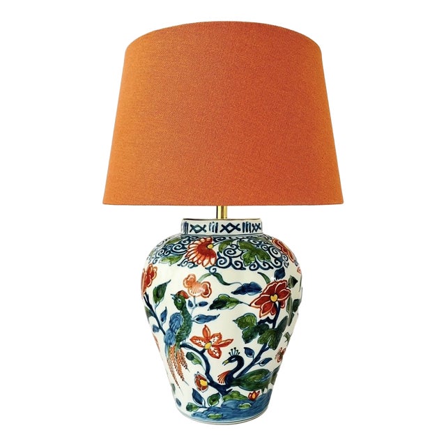 Antique Table Lamp from Royal Tichelaar Makkum For Sale