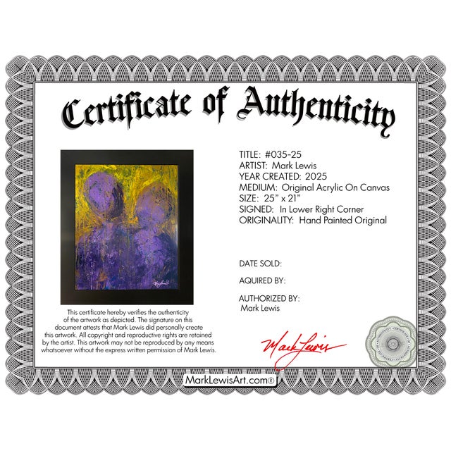 This original work is offered directly from the private collection of the artist’s family. Mark Lewis (b. 1958) is the...