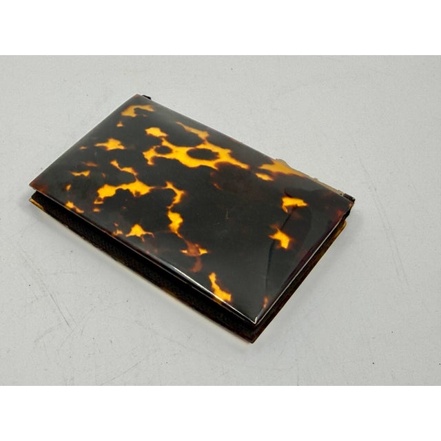 19th Century Pair of Victorian English Horn Card Carrying Cases For Sale - Image 10 of 12