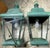 Pair of Vintage Solid Brass Hanging Lanterns. 20”.5 H X 8”.5w X 8”.5 W For Sale In Miami - Image 6 of 17