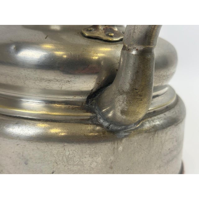 1930s Art Deco Nickled Brass Kettle, 1930s For Sale - Image 5 of 18