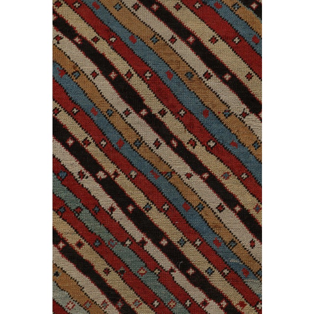 Mid-Century Modern Antique Caucasian Kuba Runner Rug With Geometric Patterns, From Rug & Kilim For Sale - Image 3 of 7