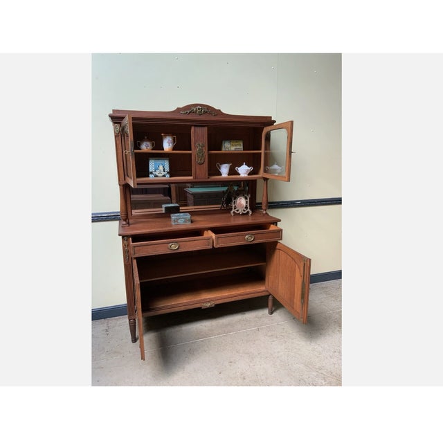 Antique Art Nouveau Bronze-Plated Buffet, 1910 For Sale - Image 3 of 11