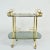 Metal Italian Bar Cart in Brass and Smoked Glass, 1960s For Sale - Image 7 of 12