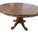 American Mid 20th Century Vintage Oak Dining Table With Claw Feet and Leaf For Sale - Image 3 of 8