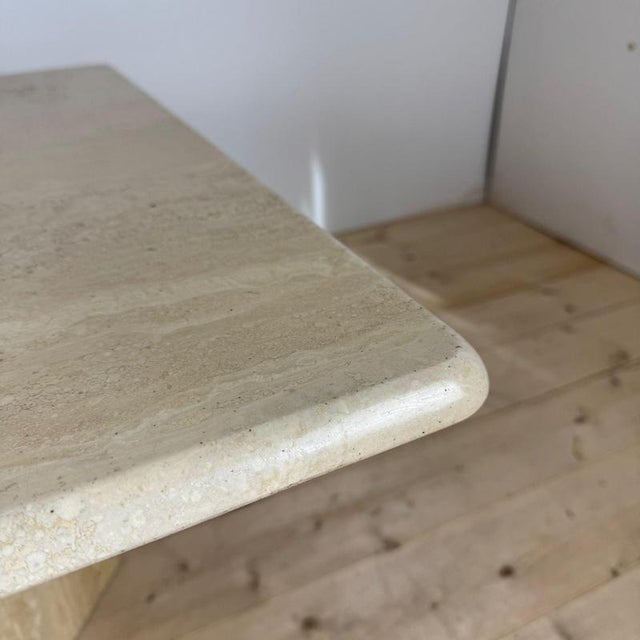 Vintage Travertine Coffee Table, 1970s For Sale - Image 5 of 8