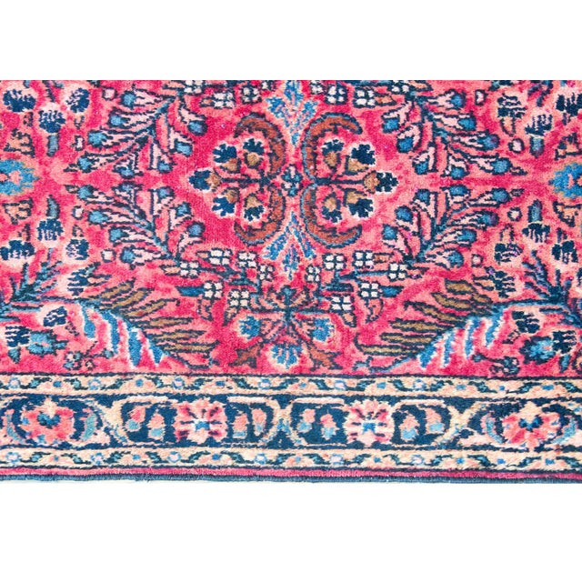 Textile Early 20th Century Persian Lilihan Rug For Sale - Image 7 of 15
