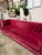 Christopher Guy Attributed to Christopher Guy McQueen Chesterfield-Style Sofa in Black & Red Velvet For Sale - Image 4 of 4